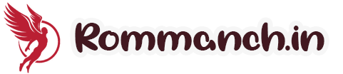 Logo of Rommanch.in showing a man with wings